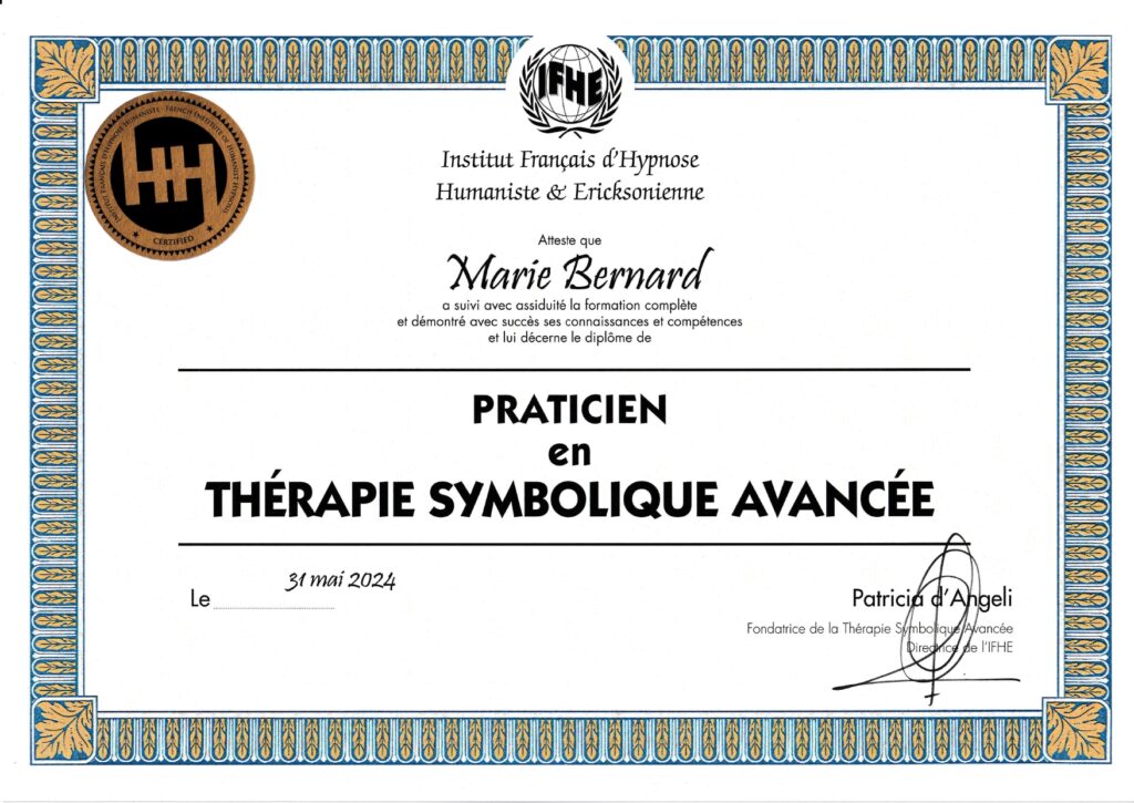 Certificat de Praticien en Thérapie Symbolique Avancée